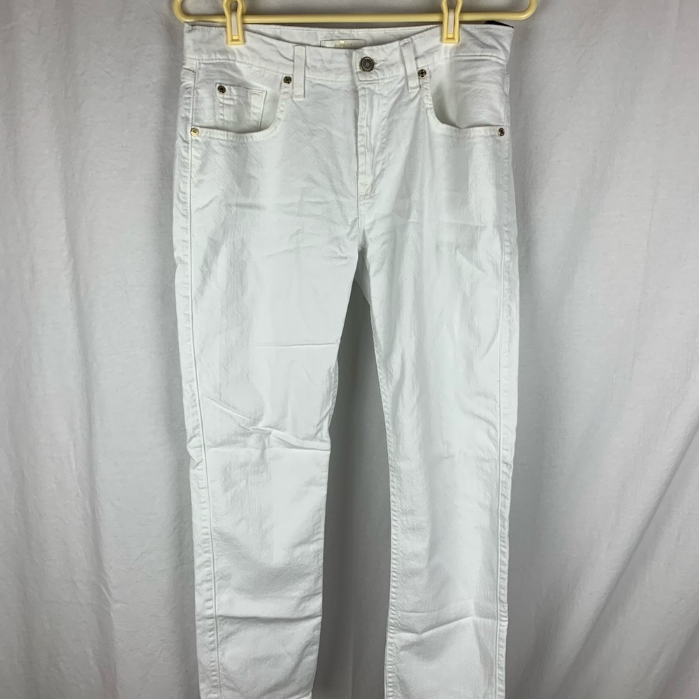 7 for all mankind white jeans